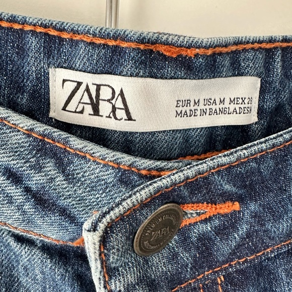 Zara Denim Midi Skirt - Picture 4 of 6